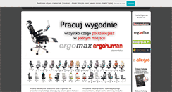 Desktop Screenshot of ergomax.pl