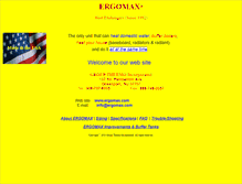 Tablet Screenshot of ergomax.com
